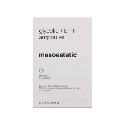 Mesoestetic - Glycolic + E + F Ampoules 10 stuks